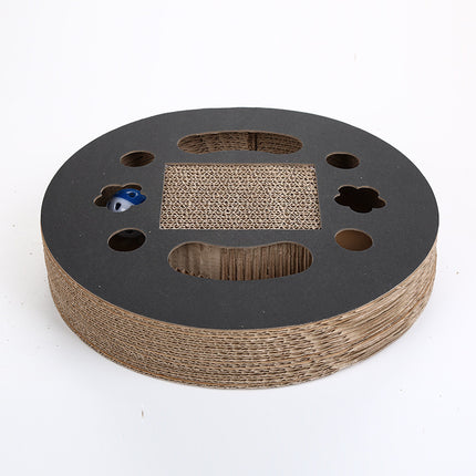 Premium Corrugated Cat Scratch Board with Bell – Durable & Fun | PetPexi