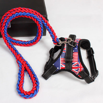 Saddle Chest Strap Dog Leash - Heavy-Duty Adjustable Harness for Dogs - petpexi.com