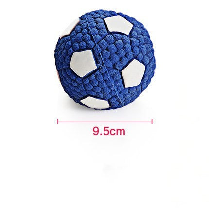 Rugby Tennis Dog Bite Sounding Ball Pet Toy – Durable Interactive Chew – www.petpexi.com