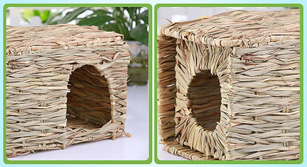 Rabbit Chinchilla Guinea Pig Hedgehog Grass Mat – Premium Straw Material – Free & Fast Shipping to the USA!
