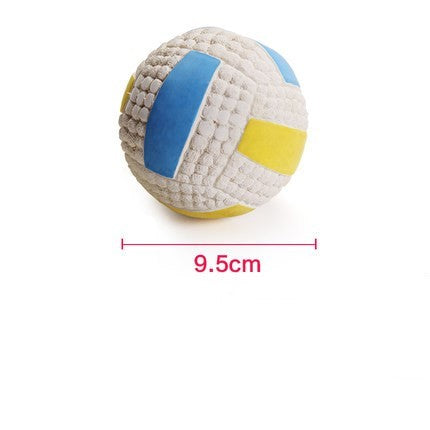 Rugby Tennis Dog Bite Sounding Ball Pet Toy – Durable Interactive Chew – www.petpexi.com