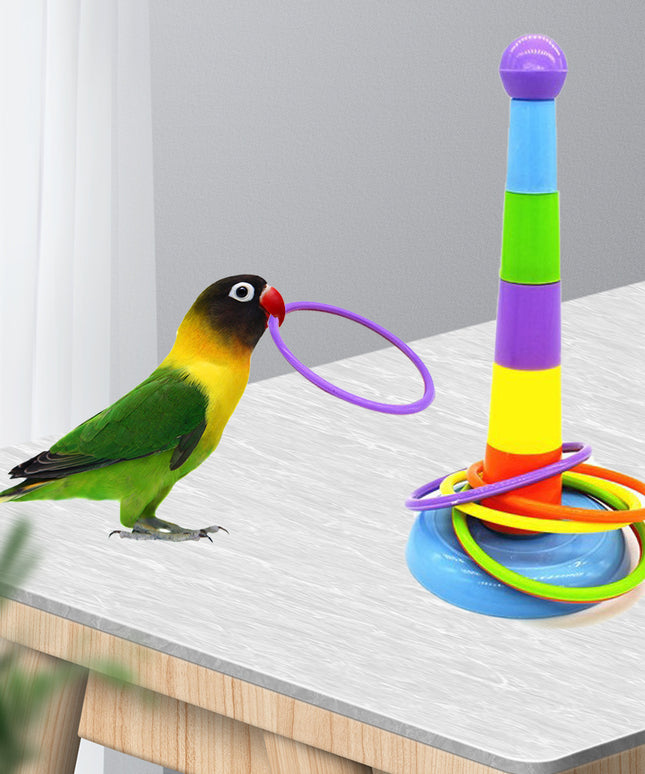 Title: Fun & Practical Plastic Parrot Toy – Adjustable Bird Plaything for All Sizes | Fast & Free Shipping to the USA