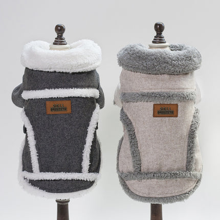 French Bulldog Winter Jacket – Thick Velvet Dog Coat for Cold Weather | Petpexi