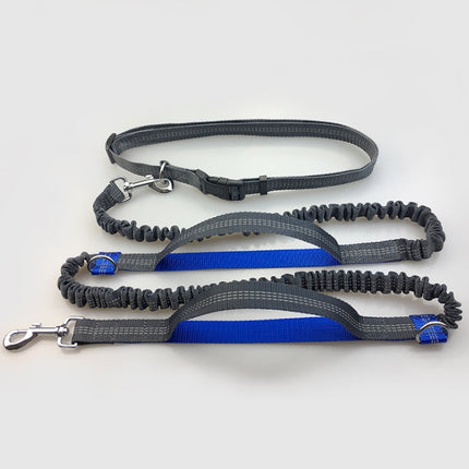 Multi-Function Reflective Elastic Dog Leash with Waist Belt – Hands-Free Control | Petpexi