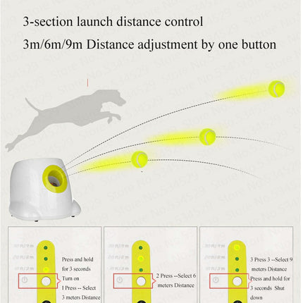PetPexi Automatic Dog Ball Launcher - Endless Fetch Fun