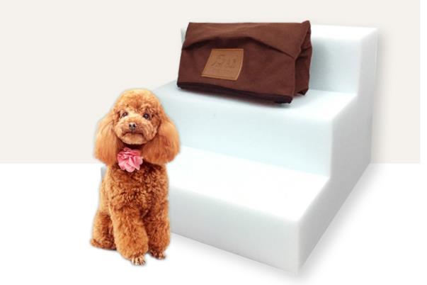 Premium Stuffed Pet Stairs – For Small & Senior Dogs | PetPexi