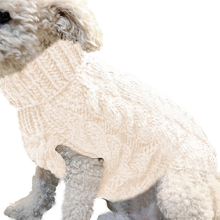 PetPexi Winter Warm Acrylic Dog Sweater - Cozy Pet Clothing for Small to Large Dogs