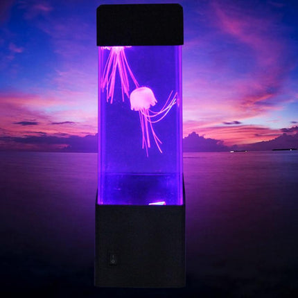Colorful LED Jellyfish Night Light – Battery Powered Ambient Lamp | PetPexi