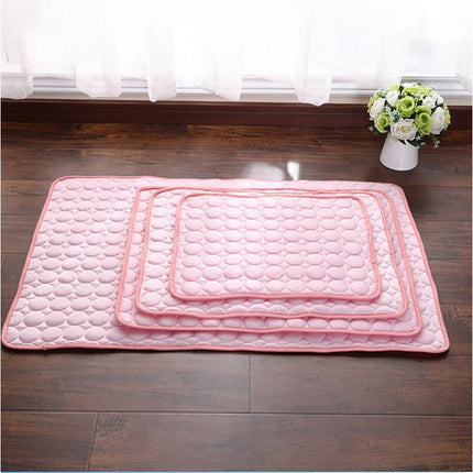 Ice Silk Pet Cooling Pad for Dogs & Cats – Soft, Breathable & Summer-Ready