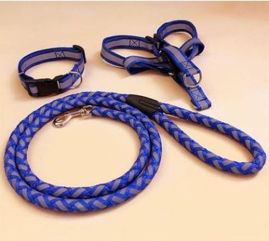 Pet Dog Leash with Collar - Adjustable, Heavy-Duty for All Sizes - petpexi.com