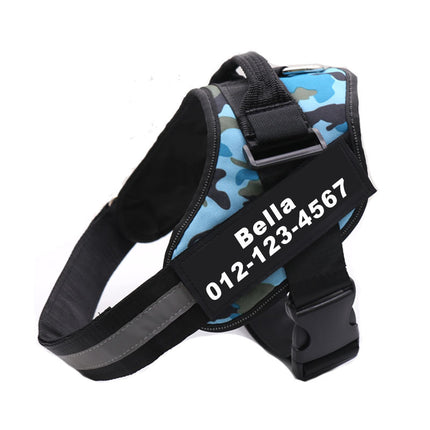 Personalized No Pull Reflective Dog Harness – Adjustable Breathable Vest for All Sizes | Petpexi