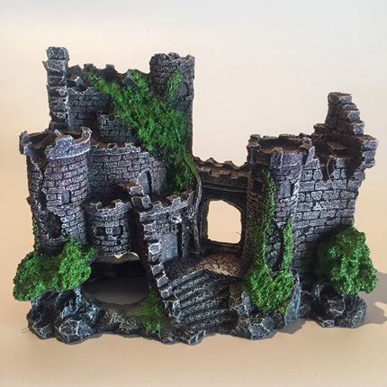Retro European Style Resin Castle Aquarium Decoration – Model 806 | www.petpexi.com