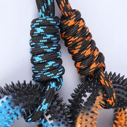 Durable Dog Toys Knot Rope Interactive Training Pull Rope with Chew Toys for Dogs Features - Best Dog Toys from www.petpexi.com