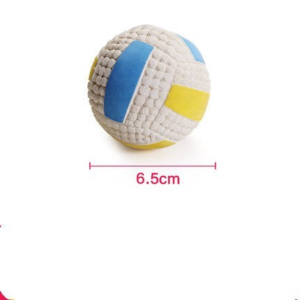 Rugby Tennis Dog Bite Sounding Ball Pet Toy – Durable Interactive Chew – www.petpexi.com