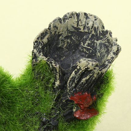 Fish Tank Decoration Imitation Moss Tree Root – Shrimp Pot & Nest Spawning Branches