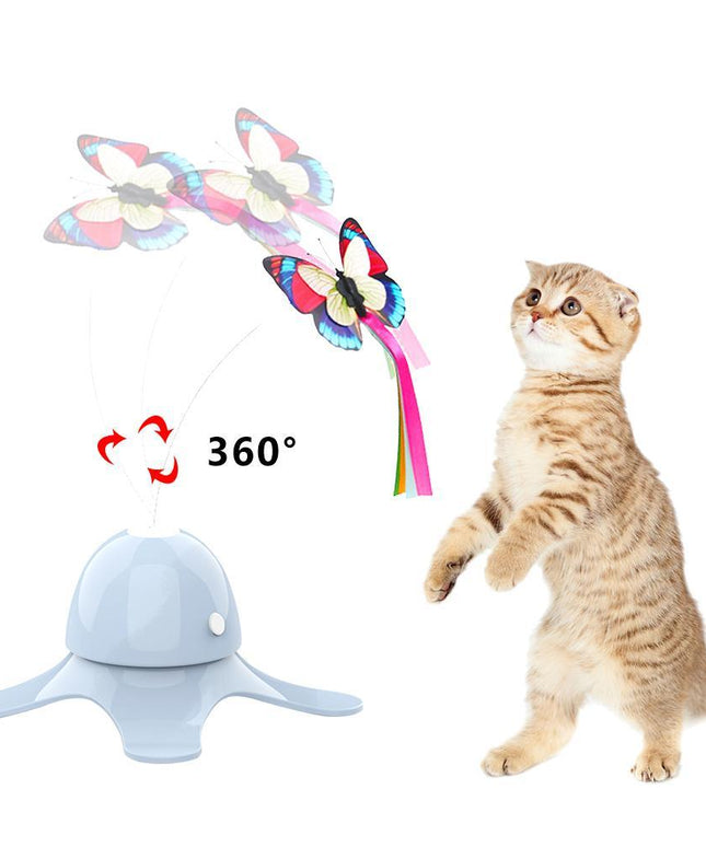 Electric Butterfly Funny Cat Toy – Interactive & Durable | PetPexi