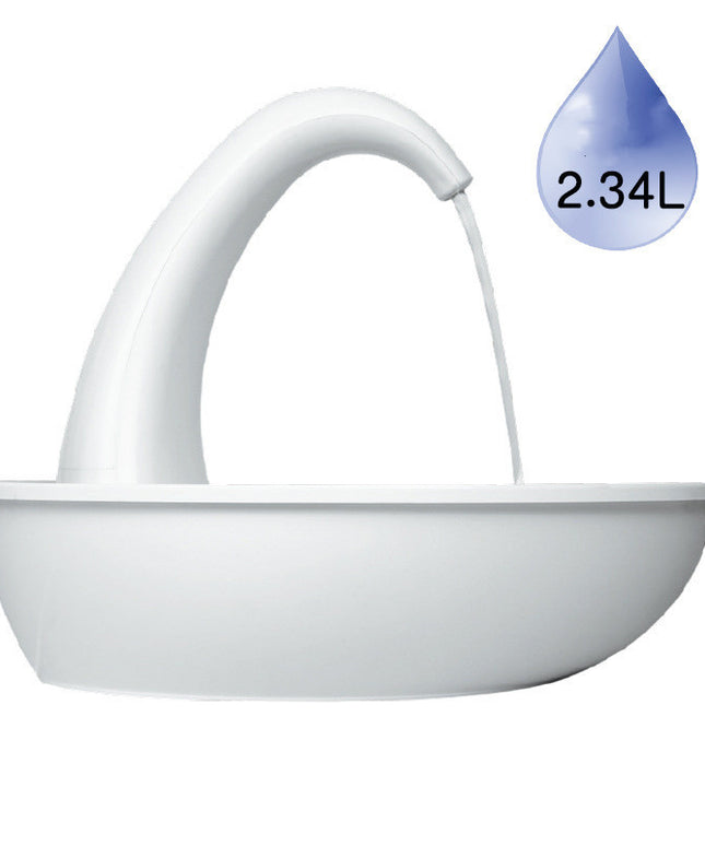 Swan Plastic Pet Drinking Fountain – 2.36L Quiet Automatic Water Dispenser | www.petpexi.com