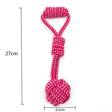 Cotton Rope Pet Molar Toy Pet Rope Ball – Durable Interactive Chew Toy | www.petpexi.com
