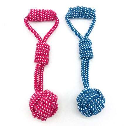 Cotton Rope Pet Molar Toy Pet Rope Ball – Durable Interactive Chew Toy | www.petpexi.com