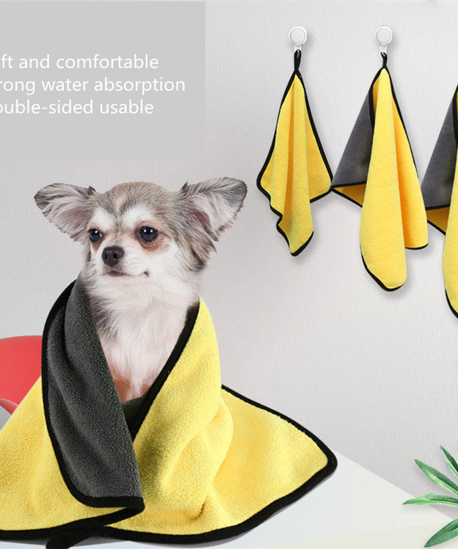 Pet Absorbent Towel Multi-Size – Soft Nano Fiber Bath Towel for Dogs & Cats | Petpexi