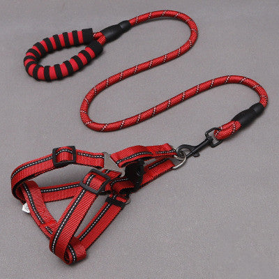 Dog Leash & Chest Harness – Adjustable Pet Harness for Dogs | Petpexi