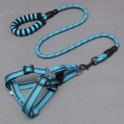 Dog Leash & Chest Harness – Adjustable Pet Harness for Dogs | Petpexi