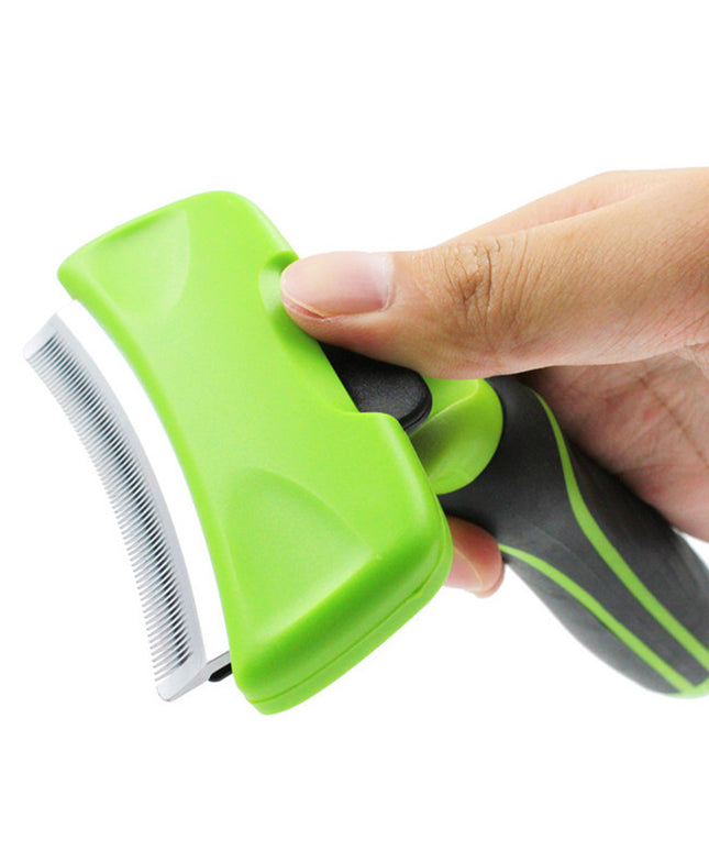 Pet Arc Blade Comb – Durable Deshedding Grooming Brush for Dogs & Cats | Petpexi