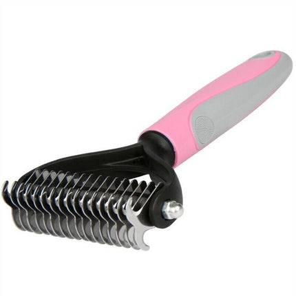 Dual-Sided Grooming Brush for Dogs & Cats – Deshedding & Dematting Tool | Petpexi