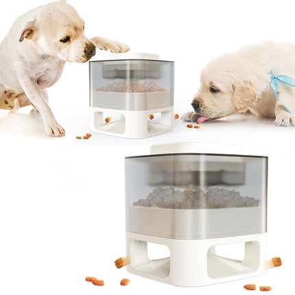 Square Bullet Food Container - Interactive Pet Feeder with Fast, Free USA Shipping