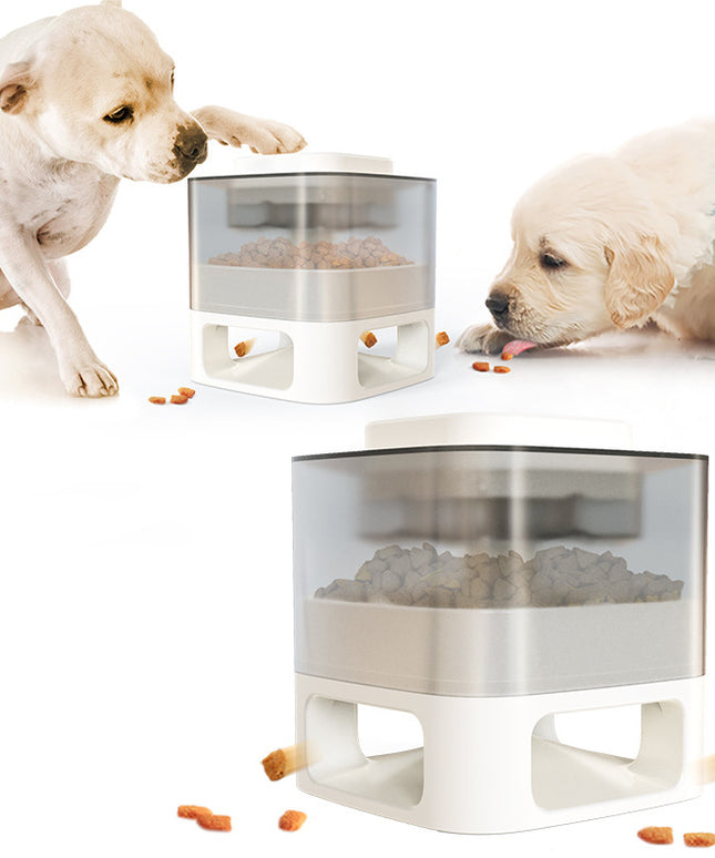 Square Bullet Food Container - Interactive Pet Feeder with Fast, Free USA Shipping
