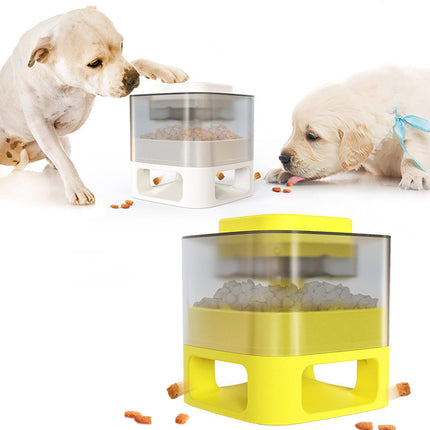 Square Bullet Food Container - Interactive Pet Feeder with Fast, Free USA Shipping