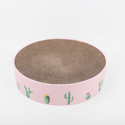 Cat Round Scratch Board – Durable Corrugated Paper Scratcher & Bed | PetPexi