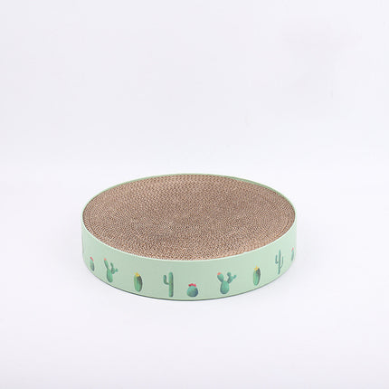 Cat Round Scratch Board – Durable Corrugated Paper Scratcher & Bed | PetPexi