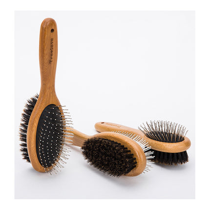Double-Sided Pet Comb & Dog Cleaning Brush – Stainless Steel Needles | Petpexi