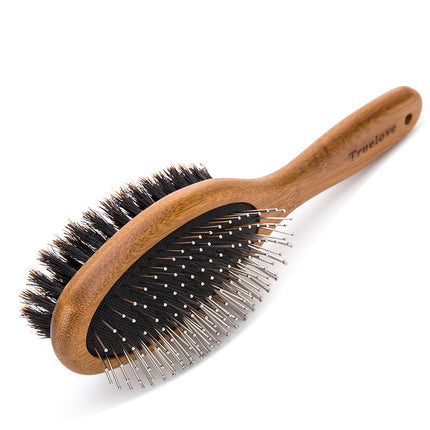 Double-Sided Pet Comb & Dog Cleaning Brush – Stainless Steel Needles | Petpexi