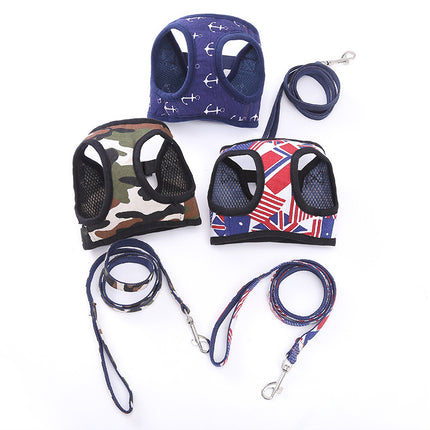 Durable Canvas Pet Traction Harness – Stylish & Comfortable | Petpexi