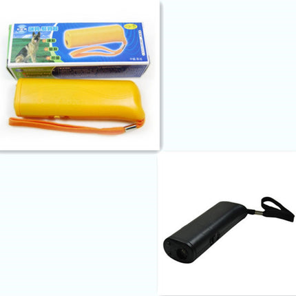 3-in-1 Ultrasonic Dog Training Device with LED Flashlight – Anti-Bark & Repeller