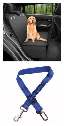 Dog Car Seat Cover with Mesh Window – Waterproof Hammock with Zippers & Storage | Petpexi
