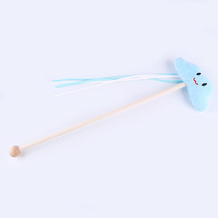 Cat Feather Bell Mouse Toy – Interactive Cotton Rope Cat Play Stick | Petpexi