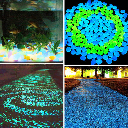Garden Aquarium Luminous Stone & Artificial Fluorite Pebbles – Glow in Dark | PetPexi