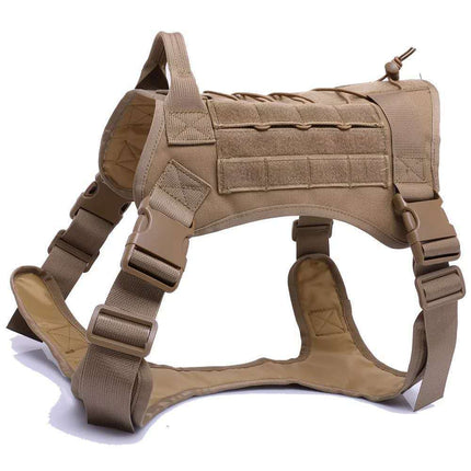 Military Tactical Dog Harness Service Working Pet Vest for All Breeds - petpexi.com