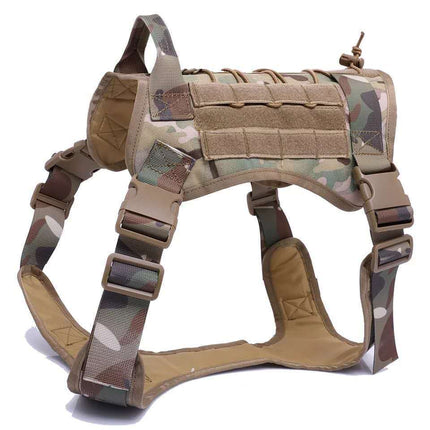 Military Tactical Dog Harness Service Working Pet Vest for All Breeds - petpexi.com