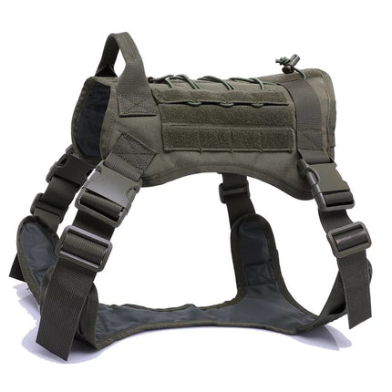 Military Tactical Dog Harness Service Working Pet Vest for All Breeds - petpexi.com