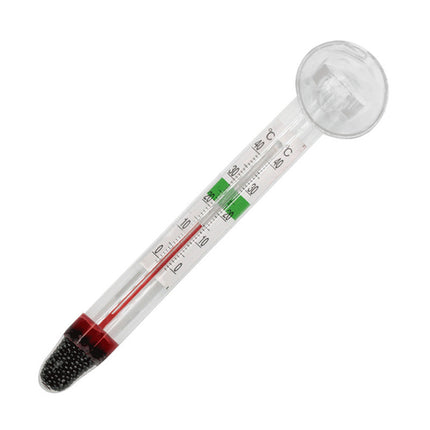 Aquarium Fat Thermometer – Easy-Read Floating Fish Water Thermometer with Suction Cup