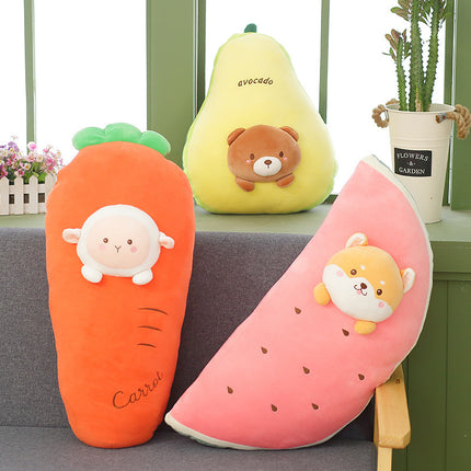 Cute Banana Pillow Carrot Doll Fruit Plush Toy – Soft & Fun | petpexi.com