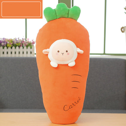 Cute Banana Pillow Carrot Doll Fruit Plush Toy – Soft & Fun | petpexi.com