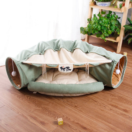 Pet Cats Tunnel Interactive Play Toy – Collapsible Indoor Cat & Small Pet Exercise Tunnel | Petpexi
