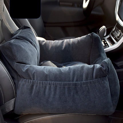 Premium Pet Car Seat Nest – Removable & Washable Travel Bed for Dogs and Cats
