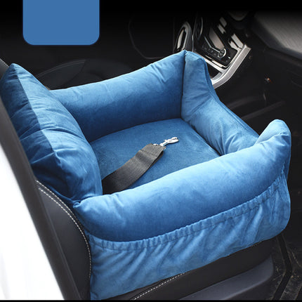 Premium Pet Car Seat Nest – Removable & Washable Travel Bed for Dogs and Cats