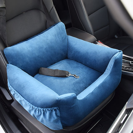 Premium Pet Car Seat Nest – Removable & Washable Travel Bed for Dogs and Cats